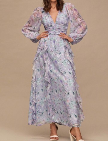 Rochie lunga SHEIN, floral print