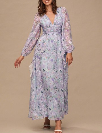 Rochie lunga SHEIN, floral print