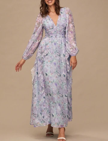 Rochie lunga SHEIN, floral print