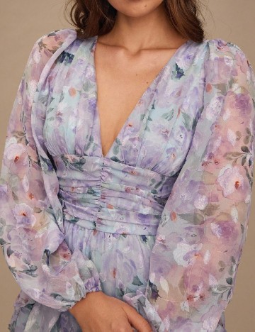 Rochie lunga SHEIN, floral print