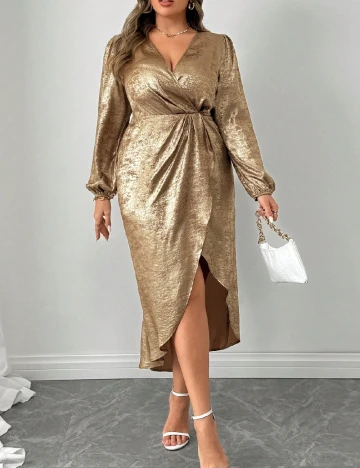 Rochie medie SHEIN CURVE, bej