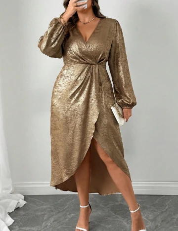 Rochie medie SHEIN CURVE, bej