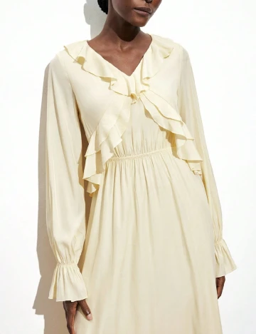 Rochie medie SHEIN, galben