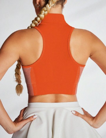 Top SHEIN, portocaliu