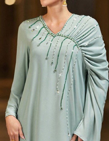 Rochie lunga SHEIN, verde