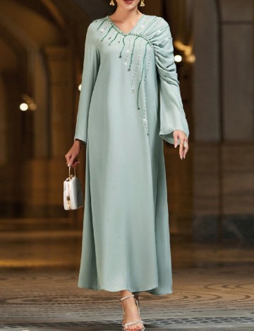 Rochie lunga SHEIN, verde