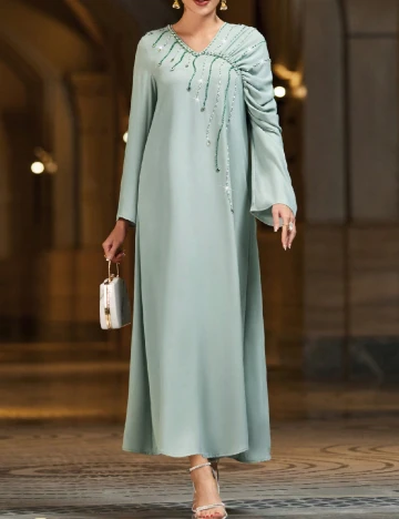 Rochie lunga SHEIN, verde