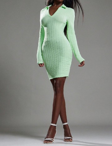 Rochie scurta SHEIN, verde