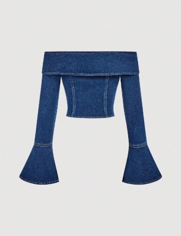 Top SHEIN, bleumarin