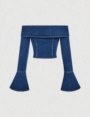 Top SHEIN, bleumarin