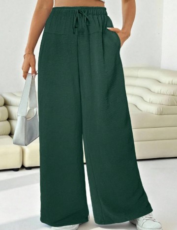 Pantaloni SHEIN CURVE, verde