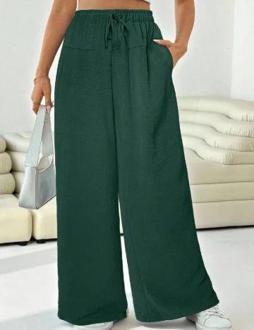 Pantaloni SHEIN CURVE, verde