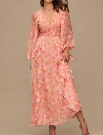 Rochie lunga SHEIN, roz