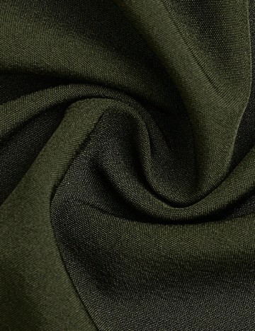 Pantaloni SHEIN CURVE, verde inchis