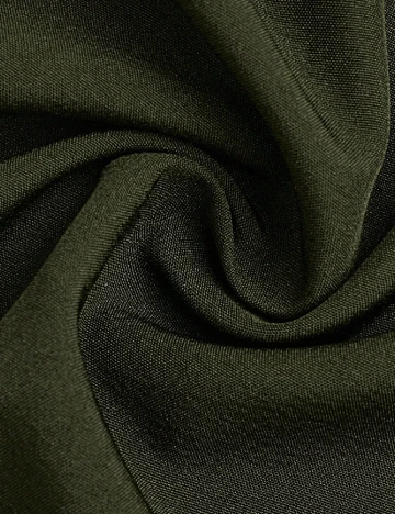 Pantaloni SHEIN CURVE, verde inchis