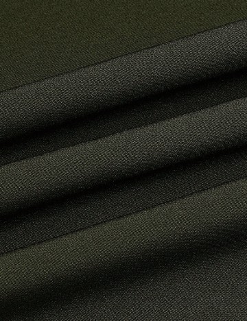 Pantaloni SHEIN CURVE, verde inchis