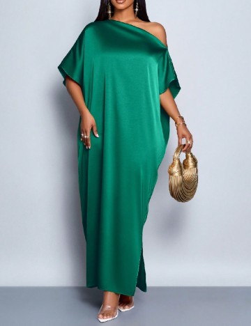 Rochie lunga SHEIN, verde