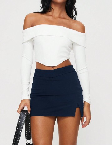 Fusta pantalon SHEIN, bleumarin