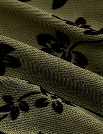 Camasa SHEIN, verde inchis