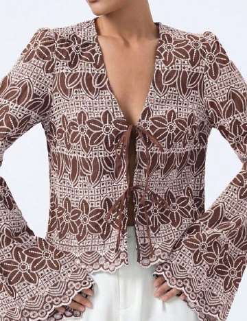 Bluza Aveloria, maro