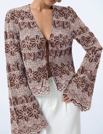 Bluza Aveloria, maro