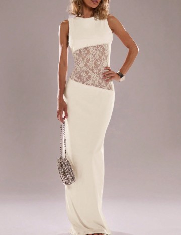 
						Rochie lunga SHEIN, crem