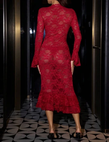 Rochie medie SHEIN, rosu