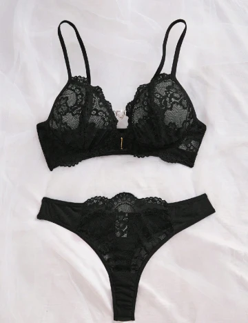 Set lenjerie SHEIN, negru