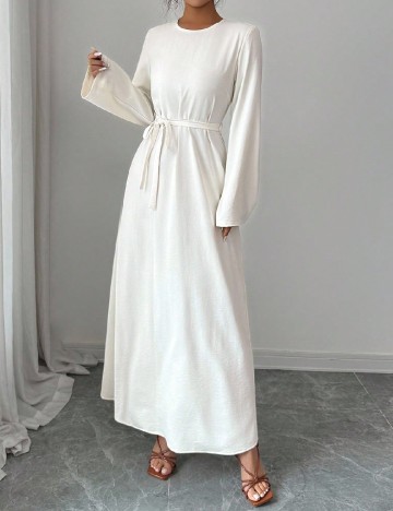 
						Rochie medie SHEIN, alb