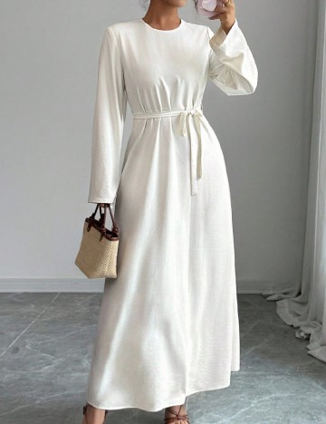 Rochie medie SHEIN, alb