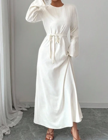 Rochie medie SHEIN, alb