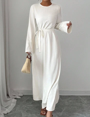 Rochie medie SHEIN, alb