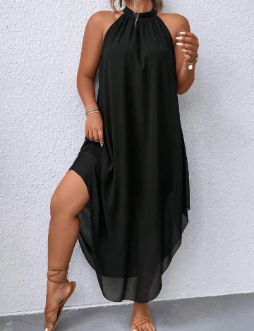 Rochie lunga SHEIN CURVE, negru