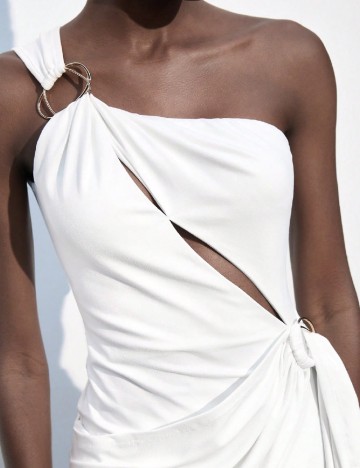 Rochie scurta SHEIN, alb