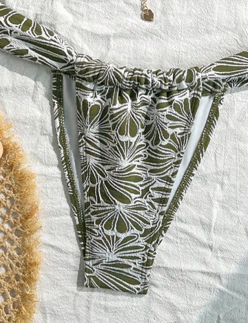 Costum de baie SHEIN, verde