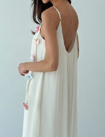 Rochie lunga SHEIN, ecru