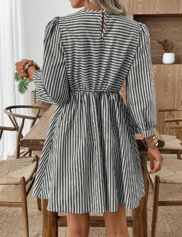 Rochie scurta Emery Rose, gri