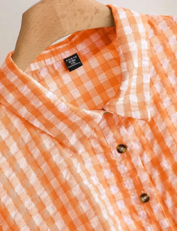 Camasa SHEIN CURVE, portocaliu