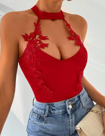 Body SHEIN CURVE, rosu