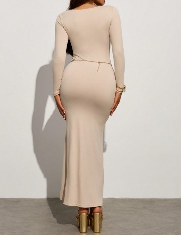 Rochie medie SHEIN, crem