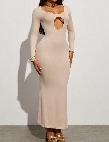 Rochie medie SHEIN, crem