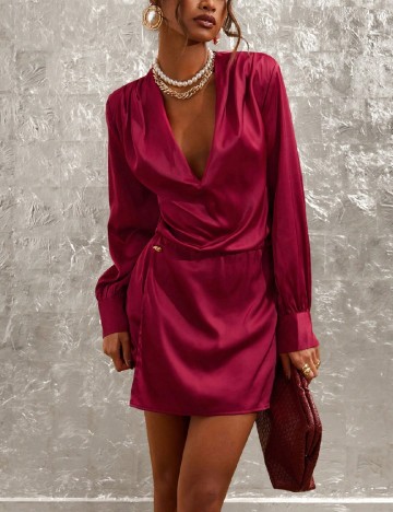Rochie scurta SHEIN, rosu