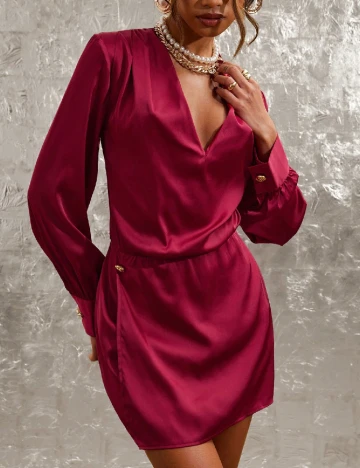 Rochie scurta SHEIN, rosu