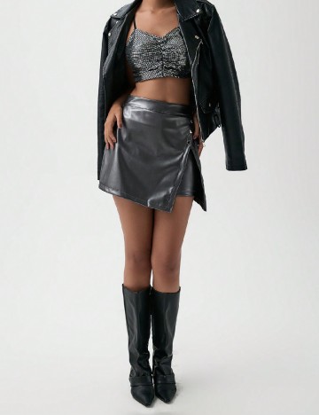 Fusta pantalon SHEIN, gri