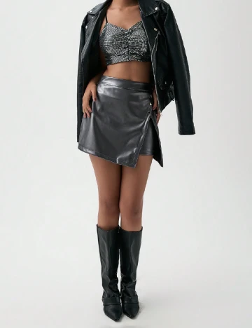 Fusta pantalon SHEIN, gri