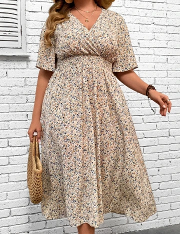 Rochie medie SHEIN CURVE, mix culori