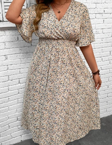 Rochie medie SHEIN CURVE, mix culori