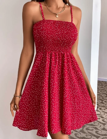 Rochie scurta SHEIN, rosu