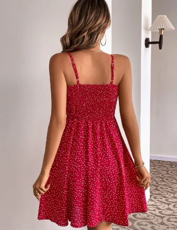 Rochie scurta SHEIN, rosu