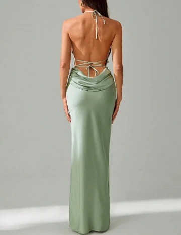 Rochie lunga SHEIN, verde